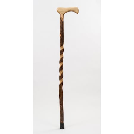 Brazos Brazos Walking Sticks 37 in. Brown Hickory Cane 502-3000-0226